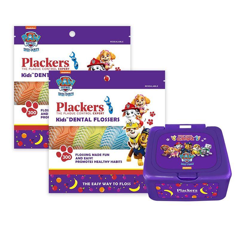 

Plackers Детские флоссеры 300 шт x 2 + Футляр