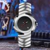 Retro Fashion Trend Men's Watch Y2K Unique Blade Stainless Steel Strap Luxury Top Analog Quartz Waterproof Wristwatches Clock