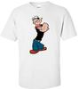 "POPEYE" RETRO TV CARTOON WHITE T-shirt