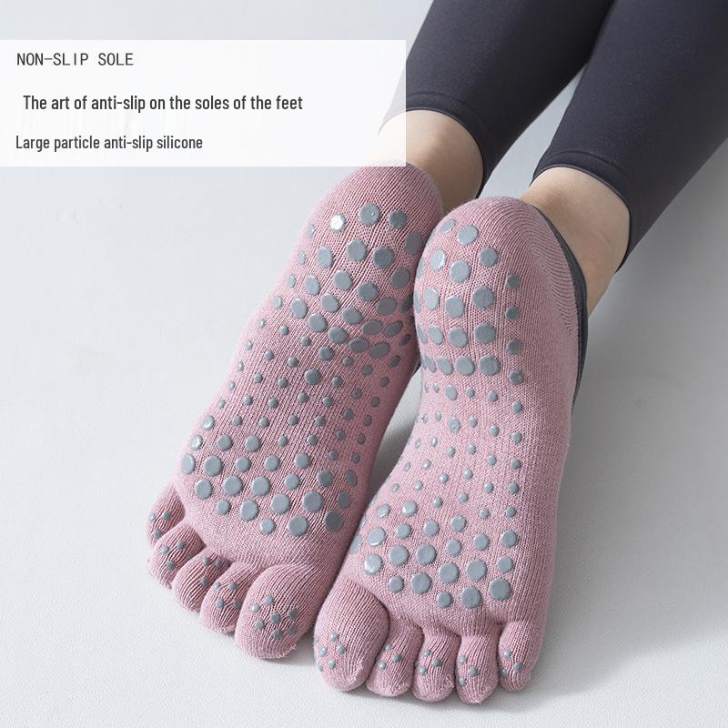 Women's Non-Slip Five-Toe Yoga Socks - Summer Pilates & Floor Socks