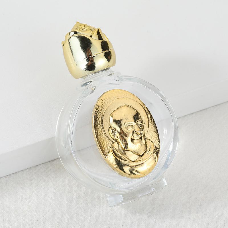 

Пустая бутылка для святой воды Иисуса Религиозная бутылка Христианские принадлежности для крещения Многоразовая портативная косметическая упаковка Пустая бутылка