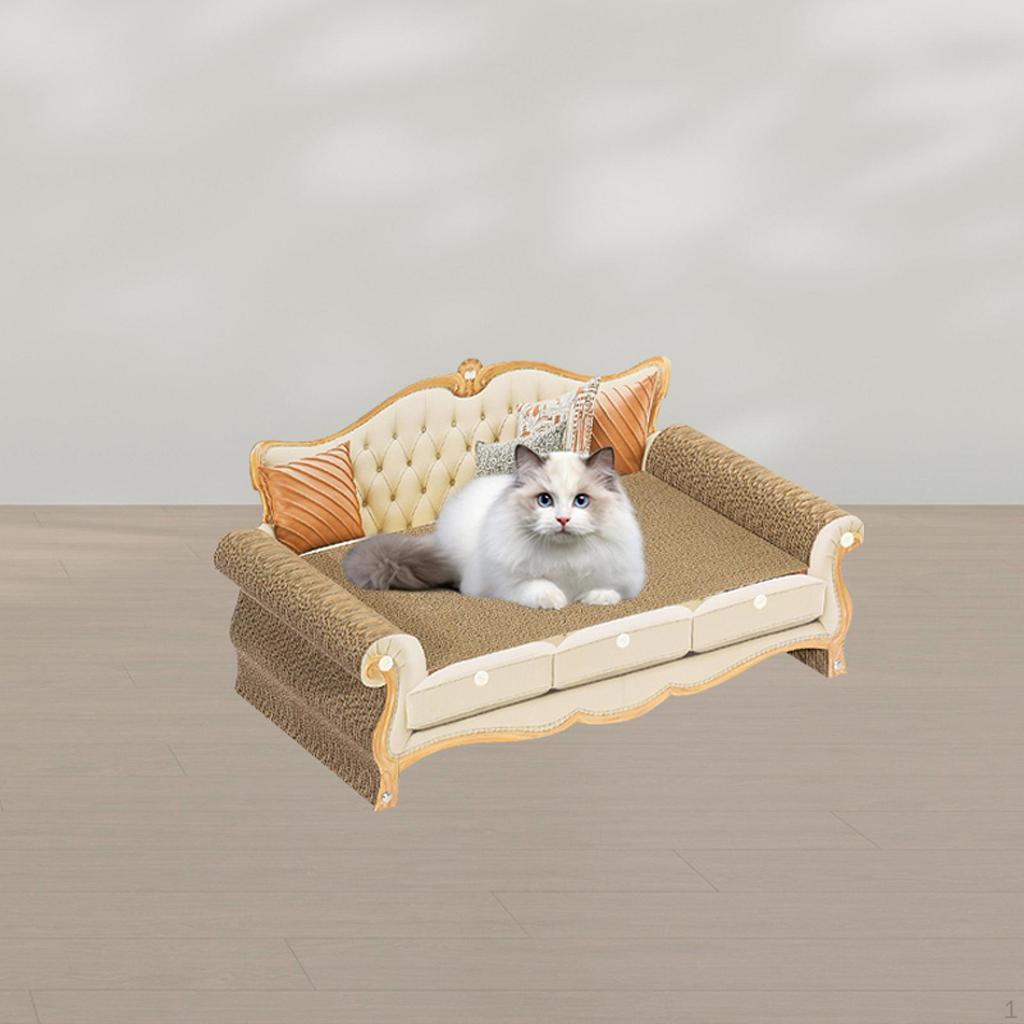 Cat Scratcher Bed Scratching Board Kitty Training Furniture Protection Lounge Nest for
