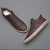 Fashion New Style Slip-on Side Zip Men Boots Autumn Fashion High-Top Sneaker Shoes British All-match Casual Wear-Resistant Shoe
