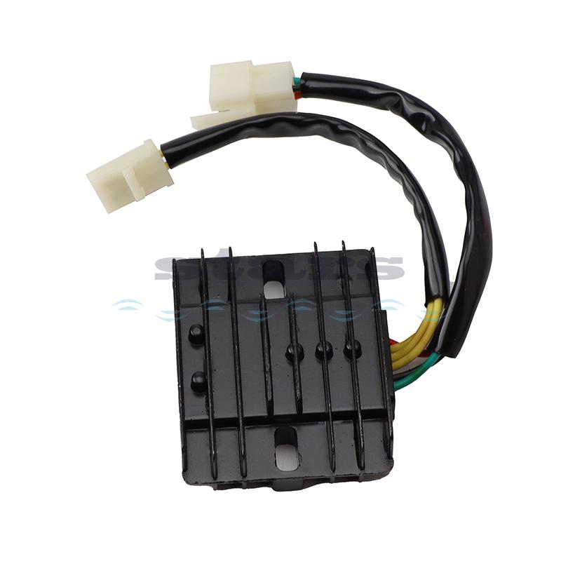 DC Voltage Regulator Rectifier 12V 6 Wires For GY6 50cc 125cc 150cc 200cc 250cc Motorcycle Dirt Bike Scooter ATV Quad Go-Kart