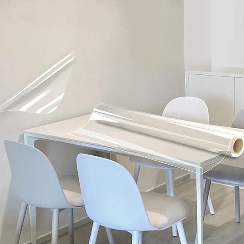 Wall Protector Film Kitchen Oil Proof Wall Sticker Transparent Waterproof Anti-Dirty Electrostatic Protective Film Home Decor