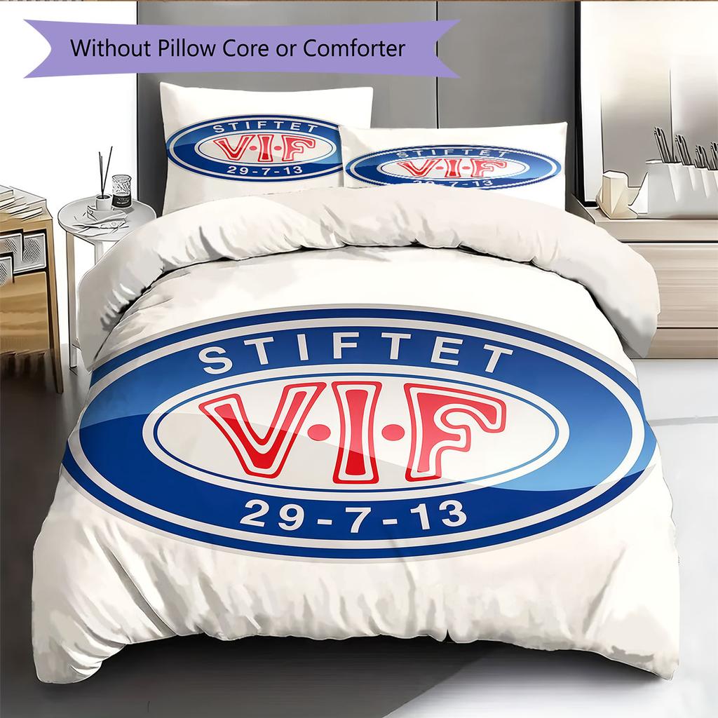 Vålerenga Bedding Quilt Set Quilt Cover Pillowcase Home Decoration Birthday Gift (1 * duvet cover + 2 * pillowcase, without core)
