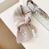 ins wind 111 pure knitted twist scarf women's winter day Korean versatile warm student solid color scarf