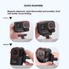 Rapid Release Magnetic Mount for 360 X5 Action Cameras Secure Locking Multiple Angle Adjustments Black