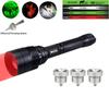 Powerful 500 Yards XRE White+Red+Green Predator Light C11 Zoom Professional Hunting Coyote Hog Varmint Flashlight Handheld Torch