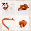 Durable Stuffed Toys for Pets Plush Squeaky Dog Toy, Long Strip Animal Chew Interactive Training Tug-of-War Toy Small to Medium Dogs Biting
