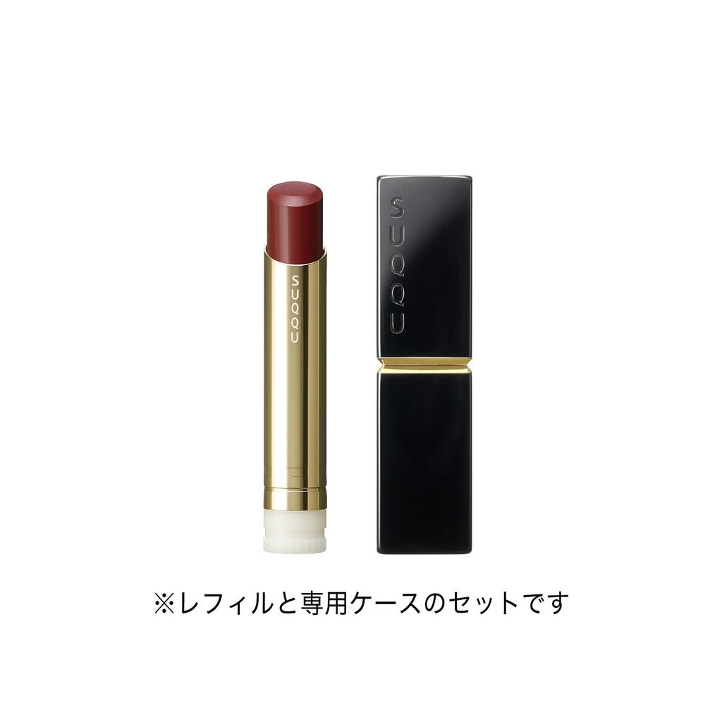 SUQQU Moisture Glaze Lipstick 10 Burning Red - KOGAREAKA <Refill + Case>