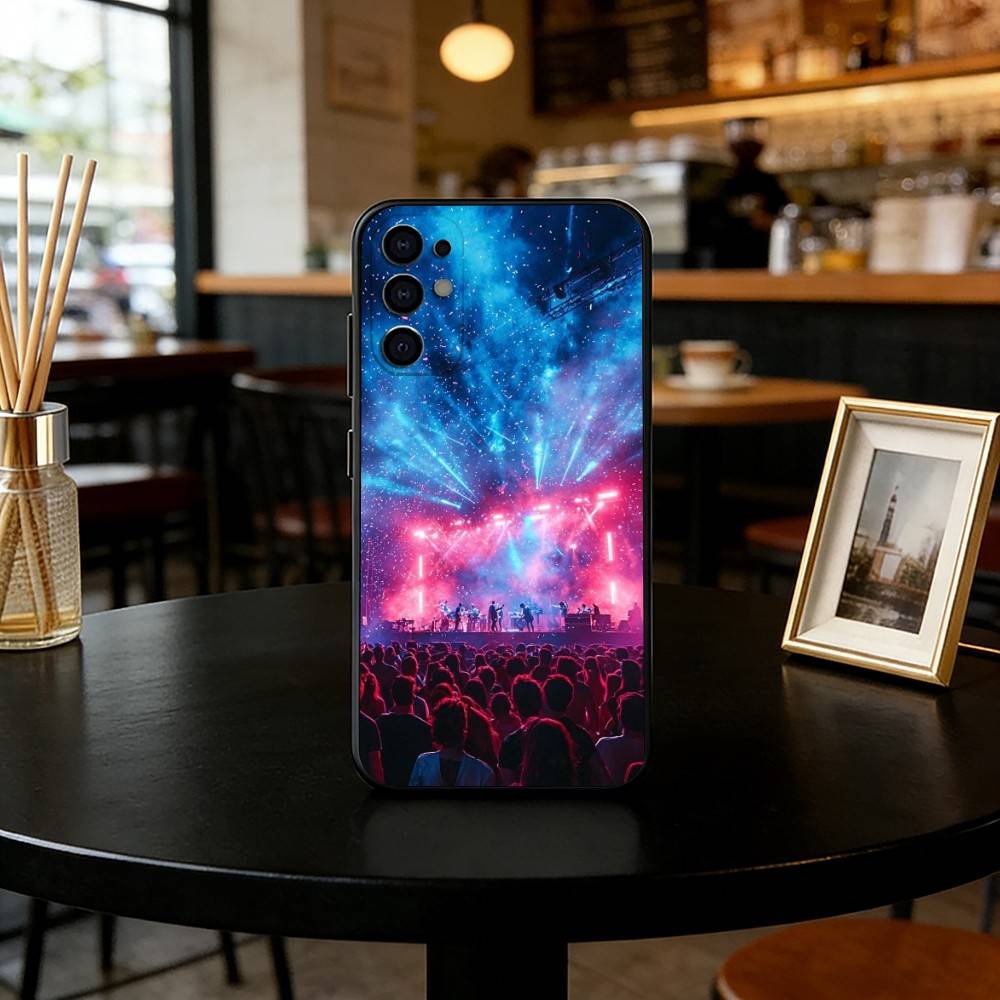 

Music Festival Phone Case For Samsung S25,S24,S21,S22,S23,S30,Ultra,S20,Plus,Fe,Lite,Note,10,Black Cover Samsung S25ULTRA