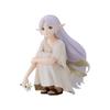 10cm Anime figure Frieren Squat Posture White Skirt Action figures Frieren Figurine Doll PVC Model Toy Collection Statue Gift