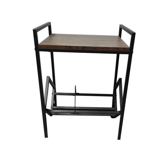 Двухслойная виниловая стойка для пластинок с деревянным зерном сверхмощная металлическая ножка для гостиной 9300₽