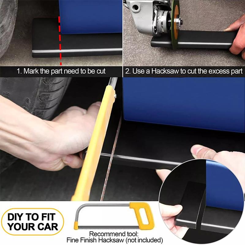 BDO1 For Mazda3 MK4 Sedan Diffusers Accessories 2019+ Side Skirts Extension Rocker Panels Lip Bumper ABS 8pcs Glossy Black