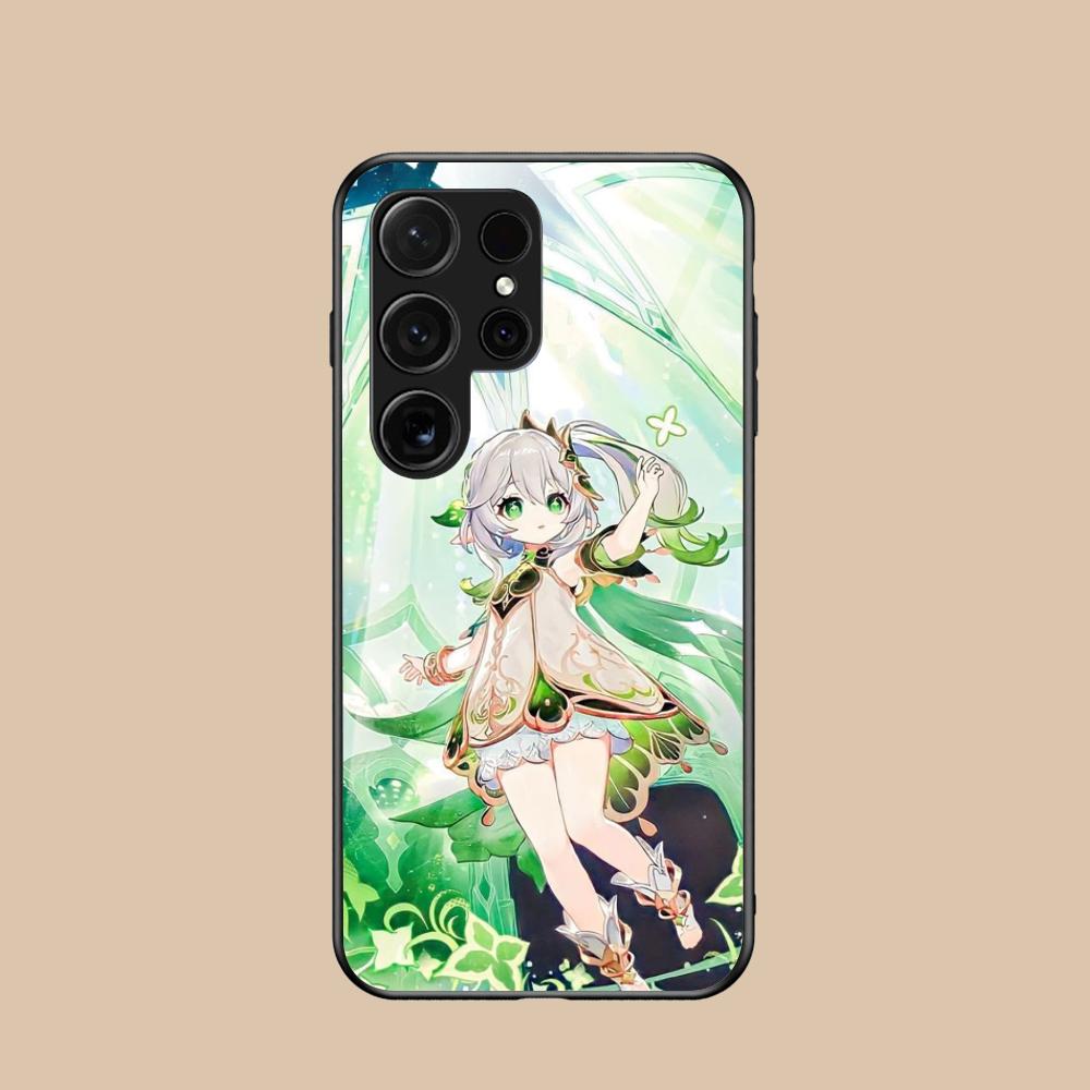 

Game GI Nahida Glass Mobile Phone Case for Samsung Galaxy A56 55 54 53 52 51 36 35 34 23 16 15 5G Colorful Cover Galaxy A26 5G