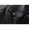 Chinese Size Men Leather Vest 100% Cowhide Motorcycle Vest Biker Leather Vests Moto Leather Waistcoat Asian Size M-6XL M435