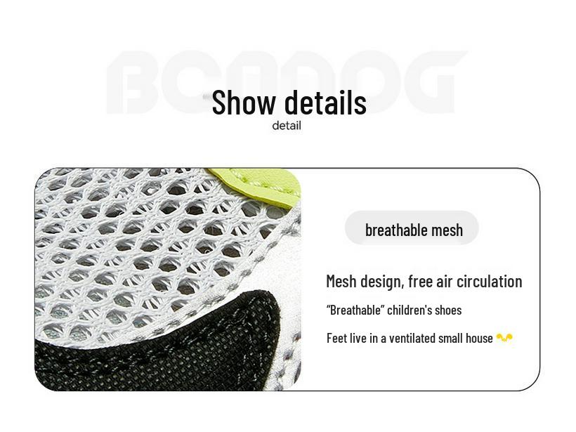 Bobodou 2025 Summer Kids' Breathable Non-slip Sports Shoes for Girls and Boys