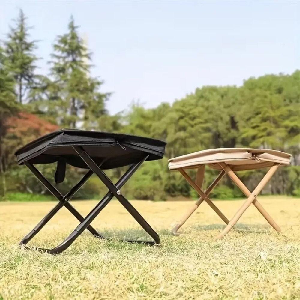 Portable Pencil Case Stool Wear-resistant Camping Stool Easy To Carry Fishing Stool Riding