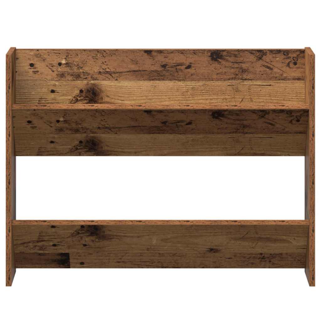 Shoe Cabinet 2 pcs Reclaimed Wood Look 80 x 18 x 60 cm Engineered Wood