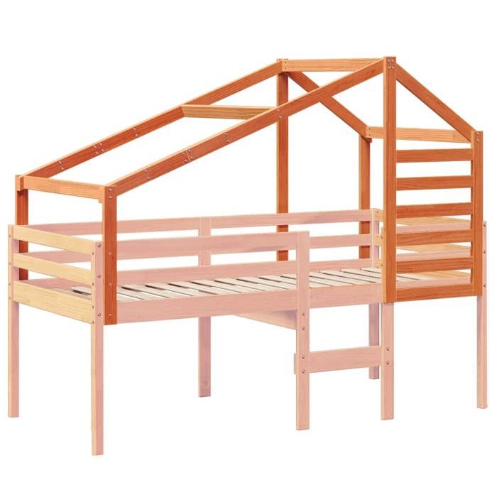 VidaXL Toit de lit pour enfants 188x97x113 cm bois de pin massif, toit de lit, baldaquin de lit pour enfant, toit pour lit 846881