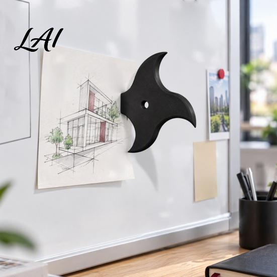 Safe PLA Plastic Decor 3D Knife/Ax/Dart/Boomerang Refrigerator Magnet for Kitchen Decor Funny Decorative Fridge Cool Gifts Colleagues with