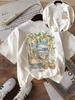Mediterranean Lemon Graphic T Shirt Aesthetic Coastal Scenery Tops Women Trendy Vintage Loose Short Sleeve Holiday Tee