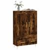 VidaXL Buffet haut chêne fumé 69,5x31x115 cm bois d'ingénierie 830313