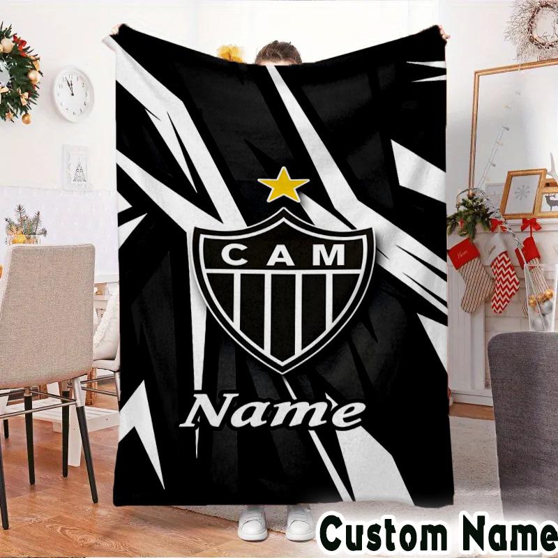 Custom Name Team Spirit Cam Unity Throws Blanket Flannel Blankets for Couch Bed Gifts for Men Women Picnic blanket Christmas fan gifts
