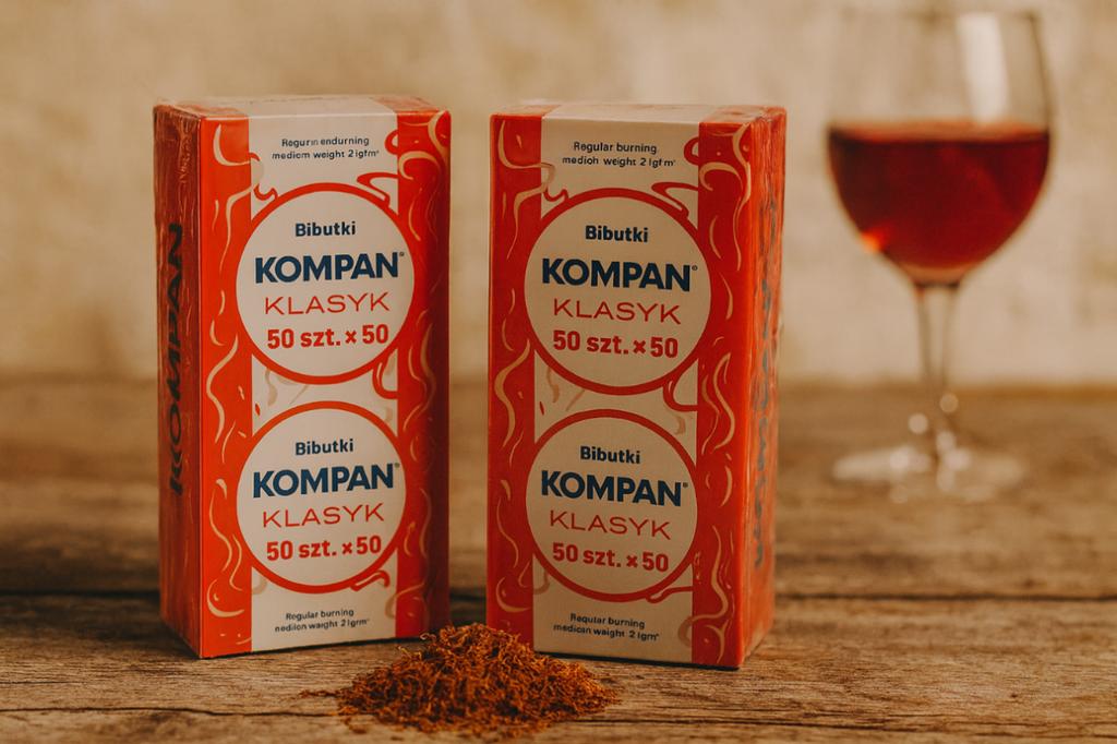 2 X Bibułki Bletki Do Papierosów Kompan Klasyk 50X50Szt