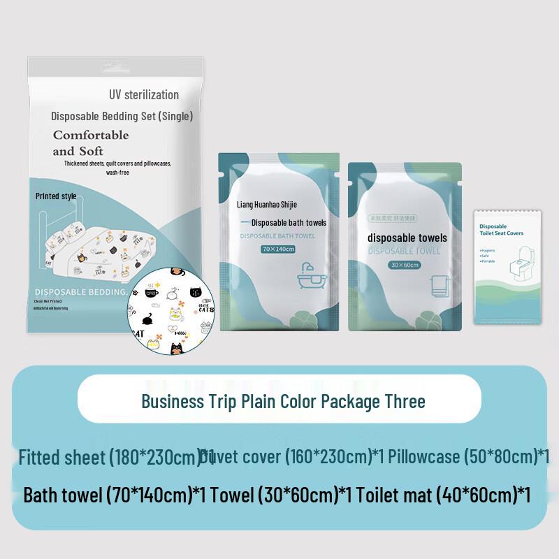 DIANA Disposable Travel Bedding Set