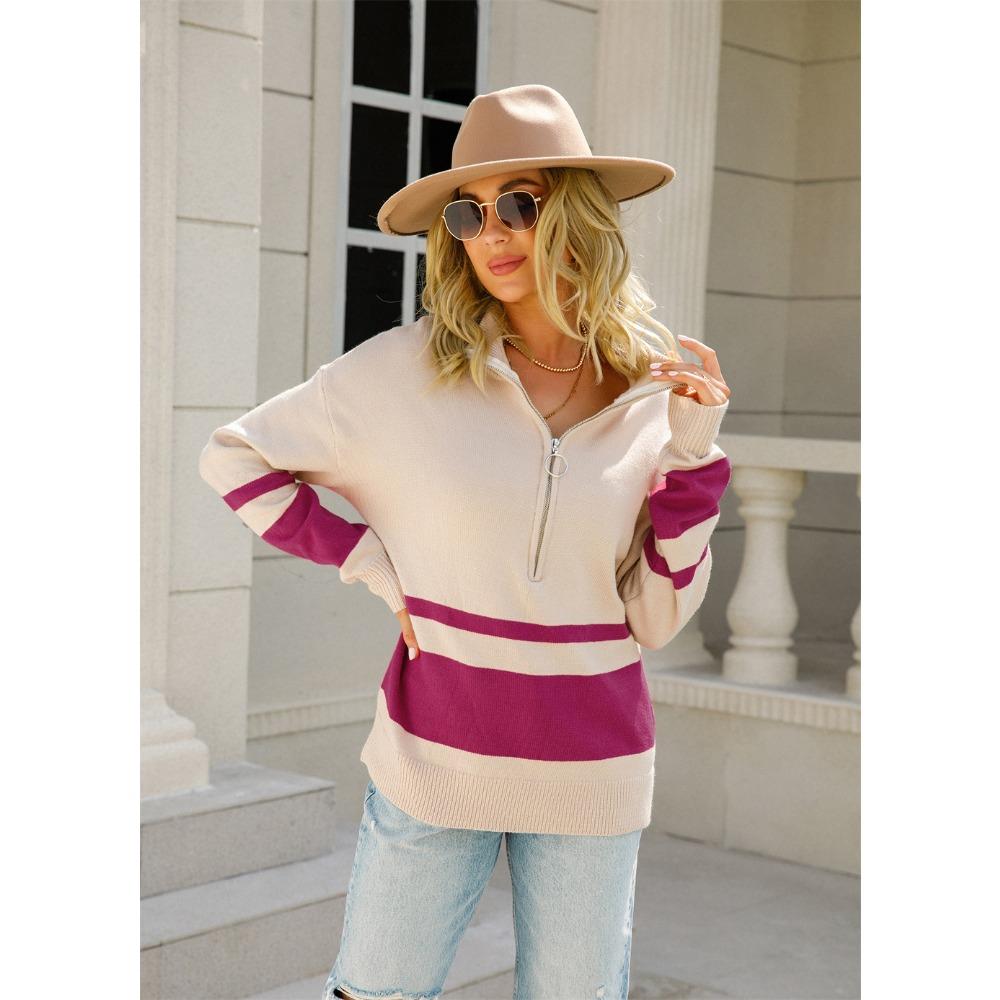 

Весна 2025 Новый женский свитер-накидка Вязаный свитер Большого размера Свитер с длинным рукавом Женский XL розовый