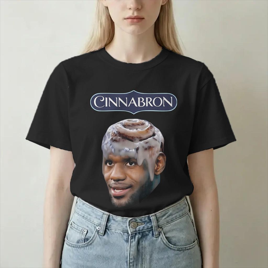 Unisex Unisexs Tshirt Cinnabron Funny Meme Vintage 100 Cotton Tees Short Sleeve T Shirt Round Collar Tops Printed