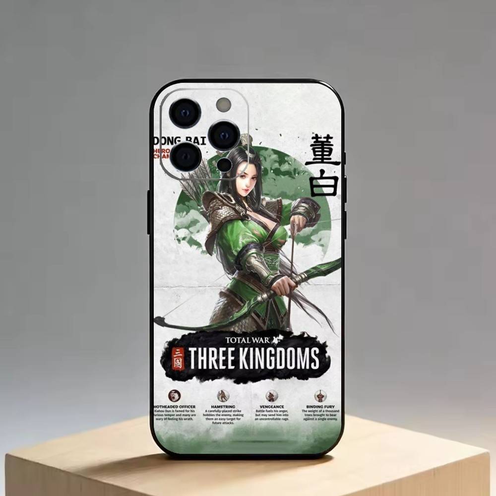 

Three Kingdoms Phone Case Silicone Soft For IPhone 17 16 15 14 13 12 11 X XR Plus Pro Max Plus iPhone17promax