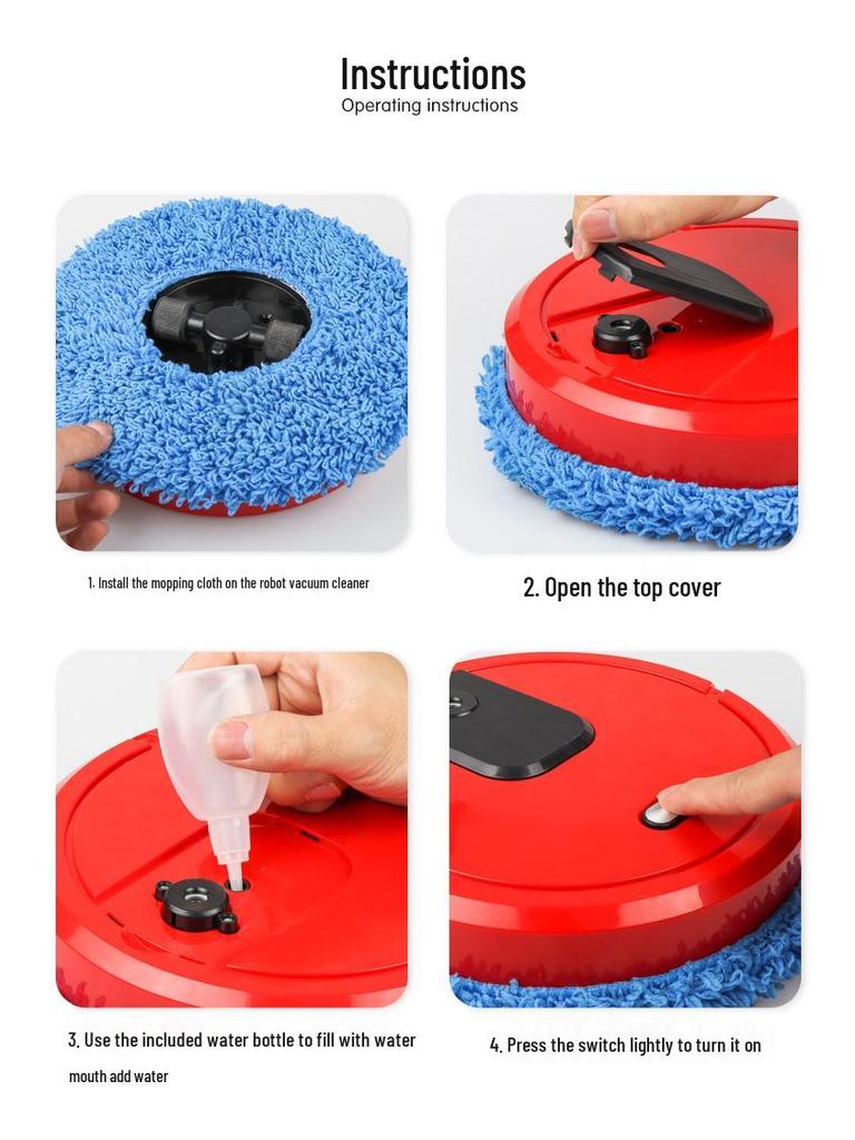 Colerdi Smart Home Wet/Dry Sweeping Robot with Humidifying Spray and Mopping