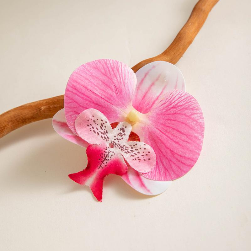 Pastoral simulation three-dimensional Phalaenopsis duck bill side hairpin atmosphere sweet bangs hairpin woman