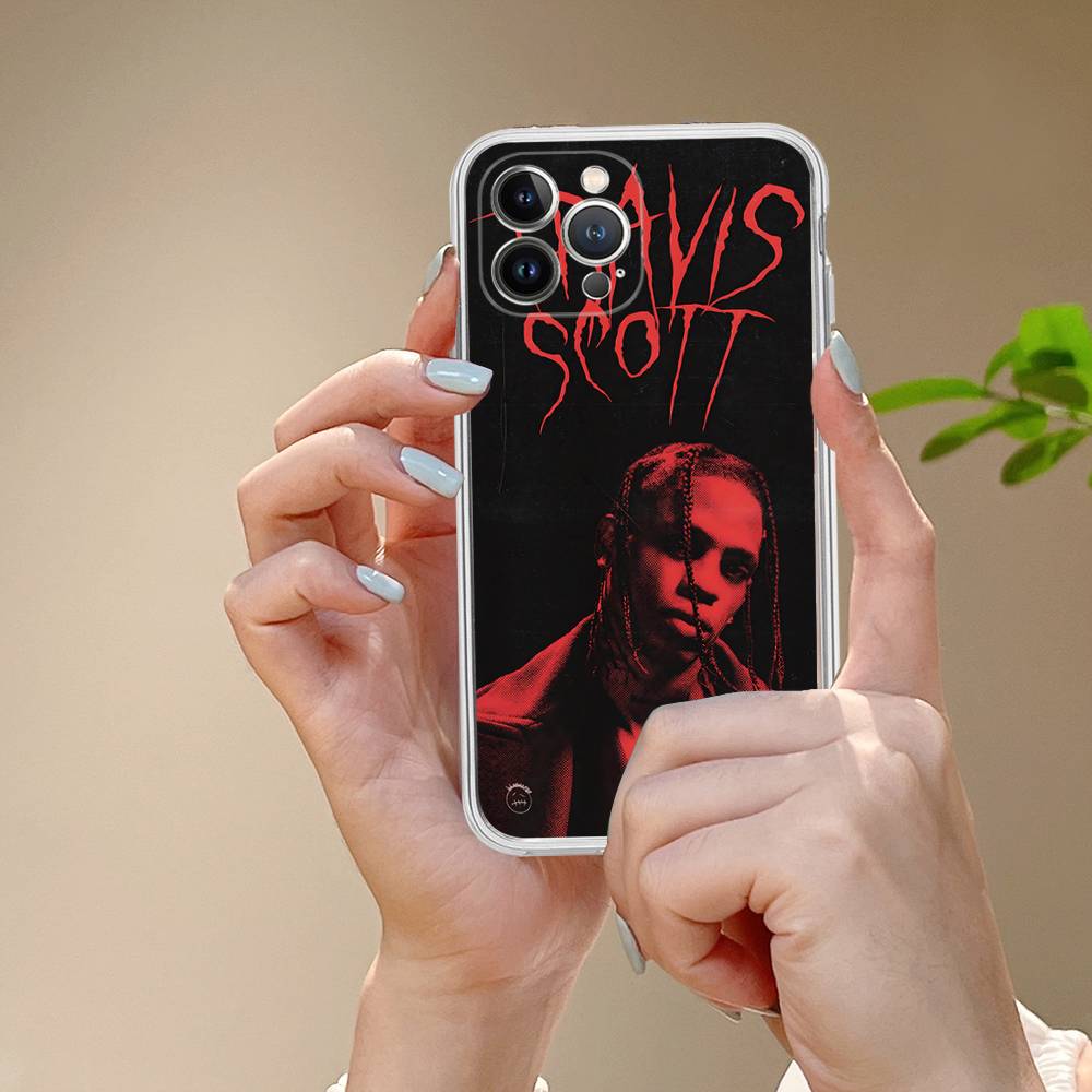 T-Travis S-ScottS Singer For IPhone 17 16 15 14 13 12 11 Pro Max Plus Phone Case High End Silicone