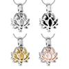Glistening Flower Jewelry Urn Container Ashes Necklaces Floral Locket