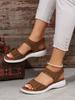 Casual Overfoot Fashion Sandals Women's New Sports One-line Fabric Flat Fish Mouth Shoes Are Comfortable and Versatile.