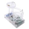 Kinetic Art Perpetual Motion Machine, Rolling Ball Perpetual Motion Machine, Continuous Rotation, Desktop Decoration, Toy, Stress Relief (Clear)