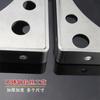 2pc  Newest  Silver Color Tripod Bracket for Wall Shelf Bookcase Compartment Mounting Bracket Mount Fixed Support Shelf