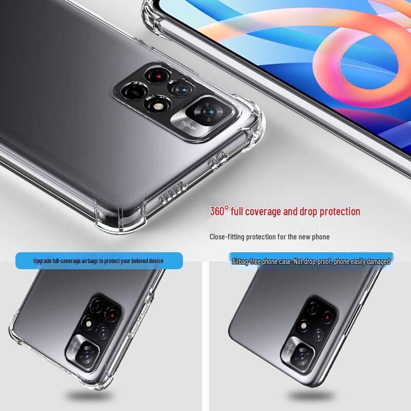 ESCASE Redmi Clear Protective Phone Case