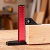 Professional Grade Depth Measuring Ruler Dual Scale Woodworking Height Gauge  Woodworking