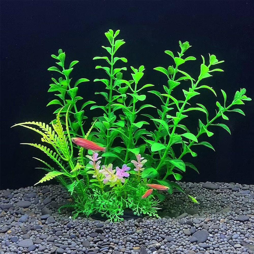 Simulation Artificial Plants Aquatic Weeds Ornament Plastic Water Grass Plants for Fish Tank Aquarium Garden Decoration