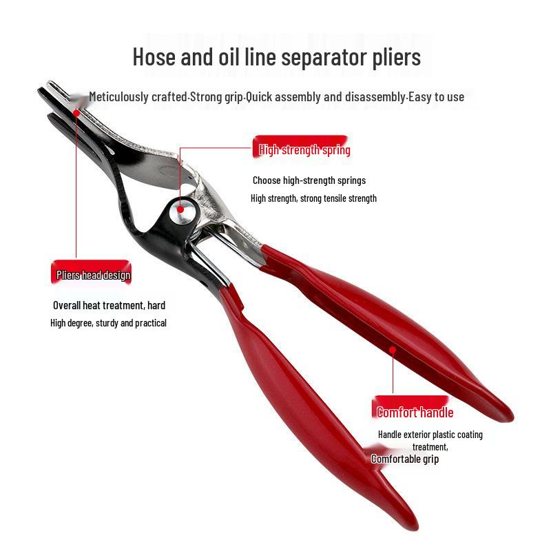 Car Oil Hose Separator Pliers & Screwdriver for Auto Repair & Maintenance