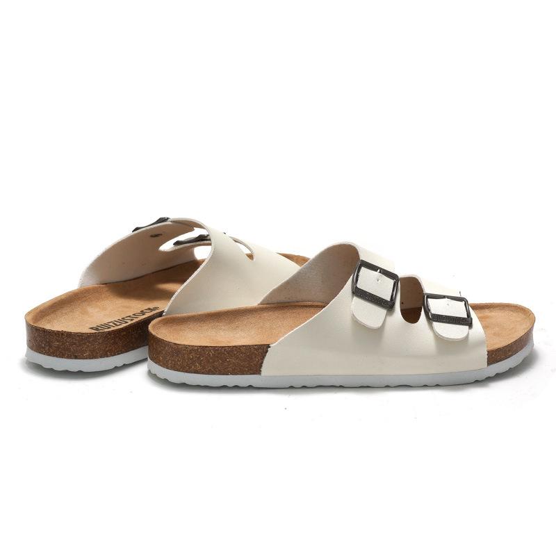 Korean Style Men's Cork Slippers: Trendy Summer Beach Flip-Flops & Casual Sandals