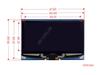 2,42" OLED-Displaymodul, 128x64, SPI/I2C-Kommunikation