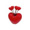 Love Fruit Forks, Stainless Steel Cake Fork Set, Snacks Tableware Set, Kitchen Items, Valentine's Day Party Favors
