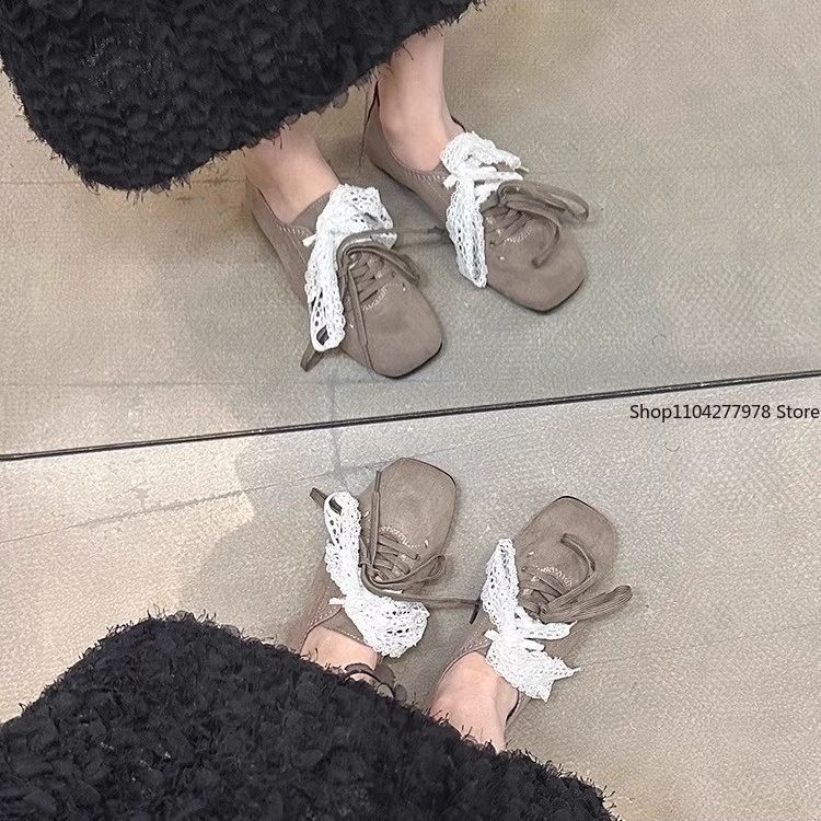 Fashion Bead Flats Casual Sneakers Woman Shoes Sport Loafers Summer 2025 New Trend Lace-Up Running Shoes Designer Comfort Zapatos Mujer