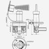 Professional Battery Cutoff Switches Waterproof Brass Terminals 100A Rating For Automotive Marine Use Prevent Fire Hazards